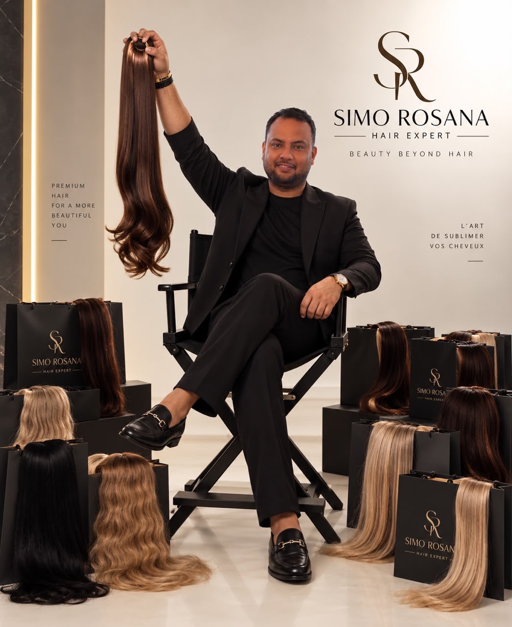 Portrait de Simo Rosana dans son salon